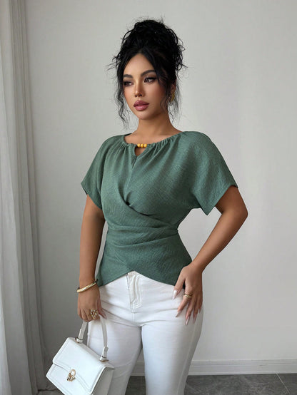 Casual Blouse Slim Fit New Arrivals MUNSIEUR