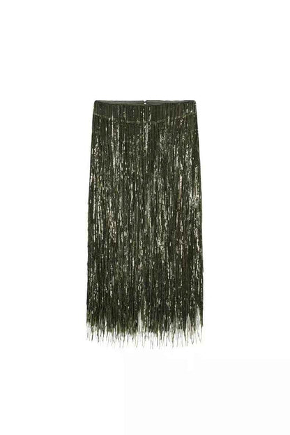 Sequin Tassels Party Skirt