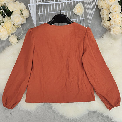 Loose Fit Women's Cotton Blouse