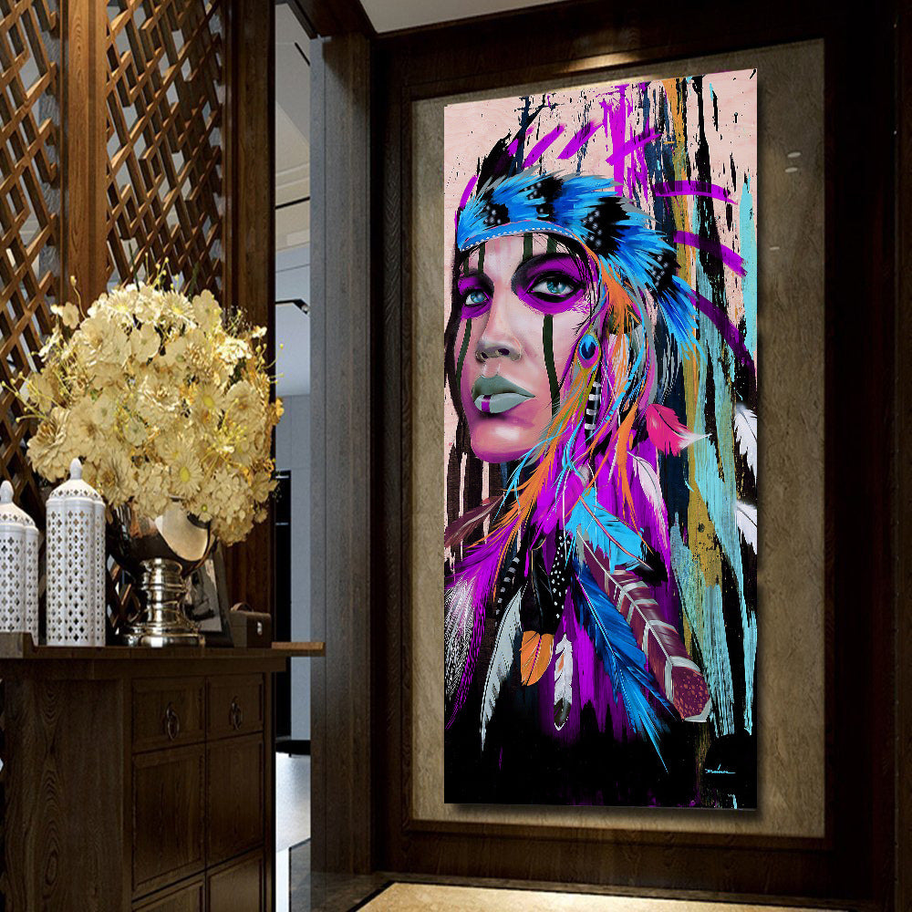 Canvas Home Art Airbrushed Painting For Decoration