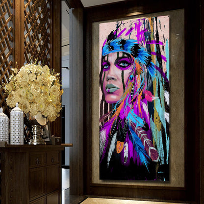 Canvas Home Art Airbrushed Painting For Decoration