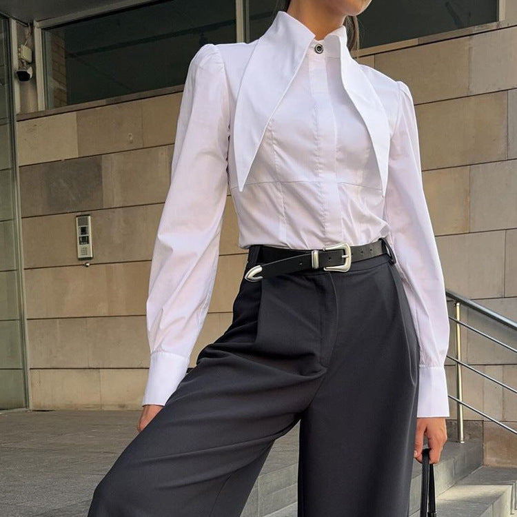 Long Sleeve Cardigan Blouse