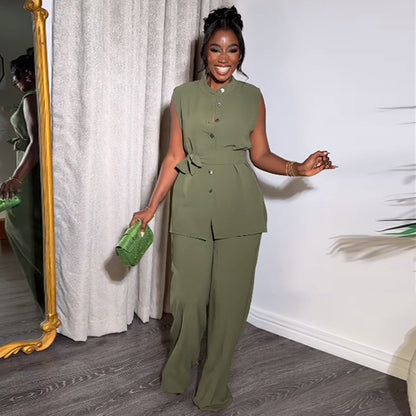 Women's Fashion 2pc Set Jumpsuit