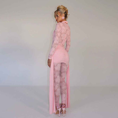 Jumpsuit Sexy Lace Strap Stitching