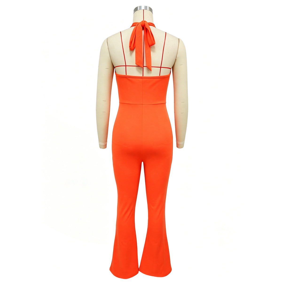 Autumn Drop Backless Halter Slim Fit Jumpsuit for Women New Arrivals