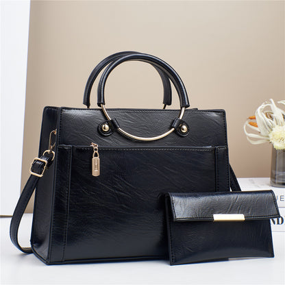 Women's 2-Piece Handbag Set - Large Designer Bag Set for Women