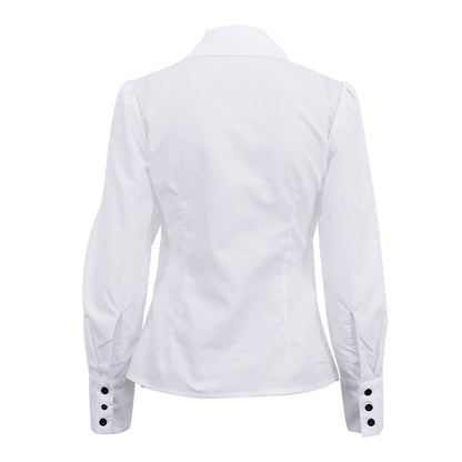 Long Sleeve Cardigan Blouse