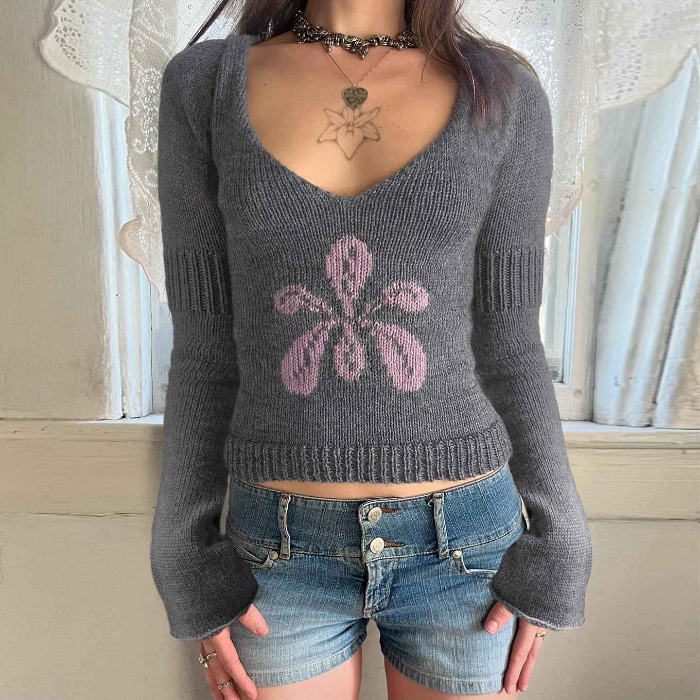 Gentle Long Sleeve Sweater for Women