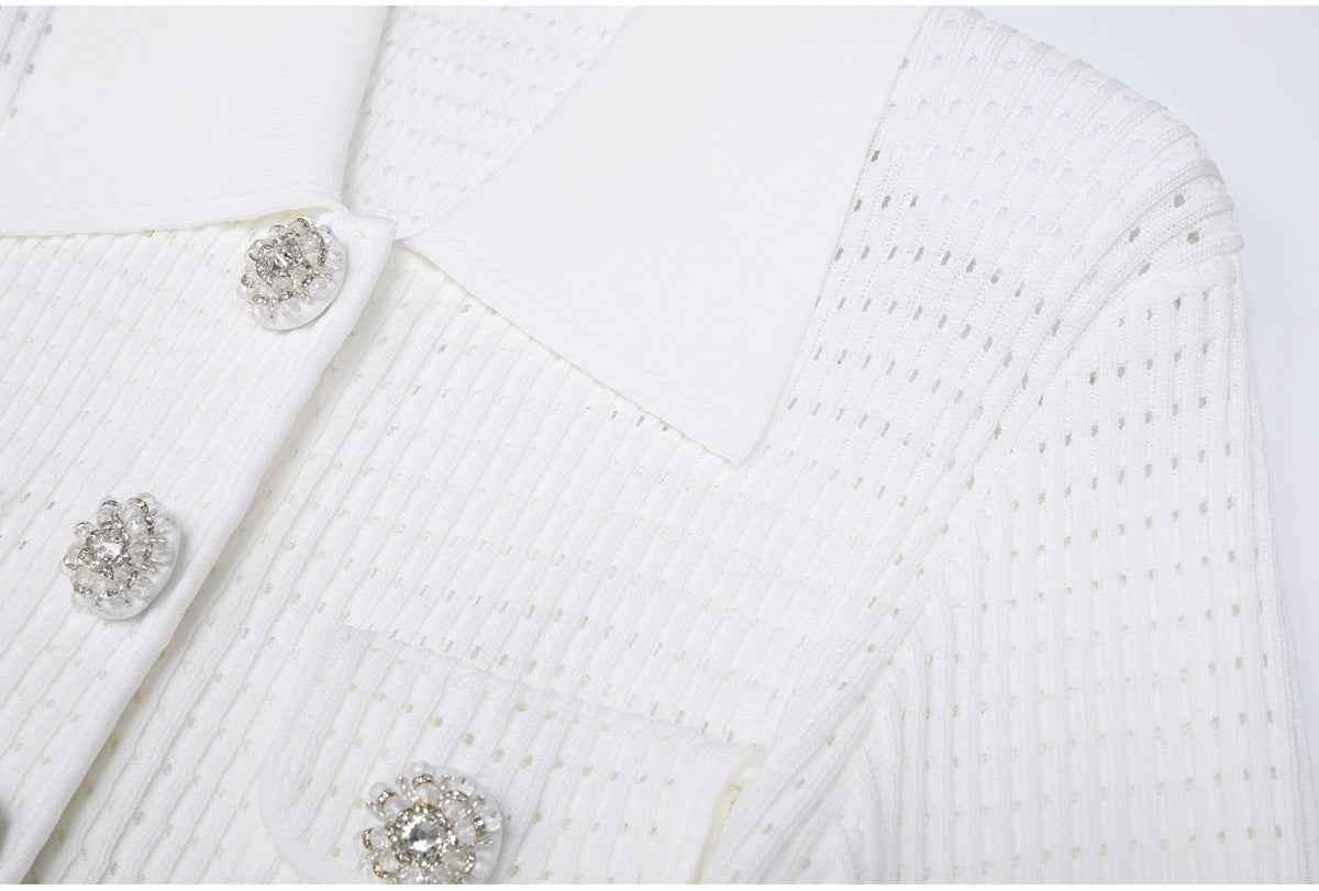 Knitted All Matching Women's Top Cardigan Sweater