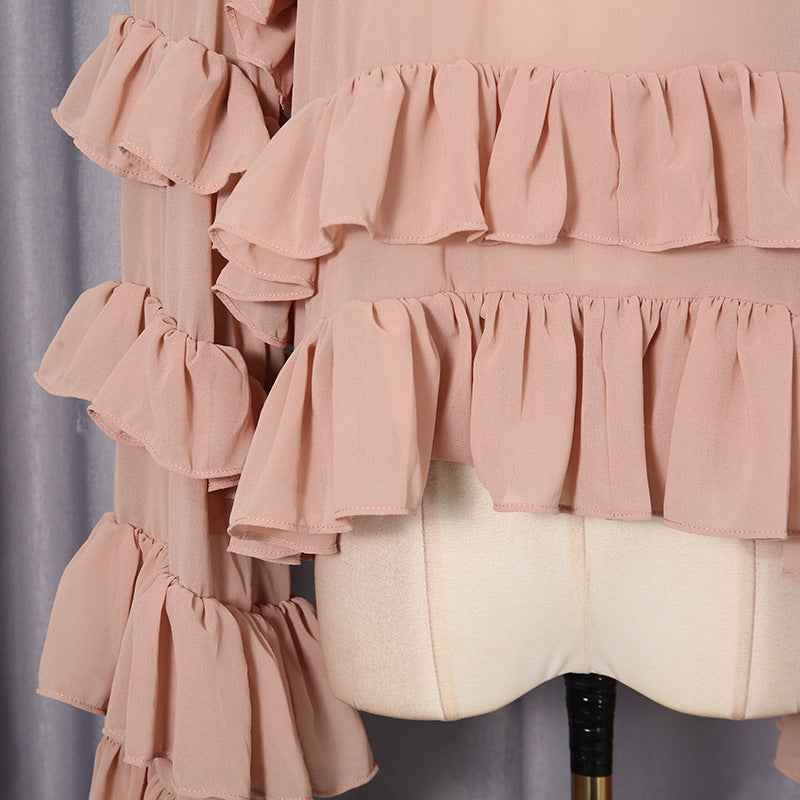 Comfortable Ruffled Blouse