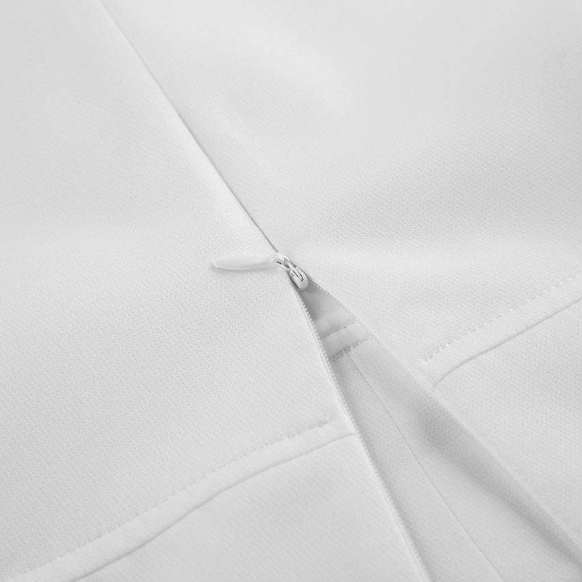 MUNSIEUR Retro Straight Skirt for Women Spring A line