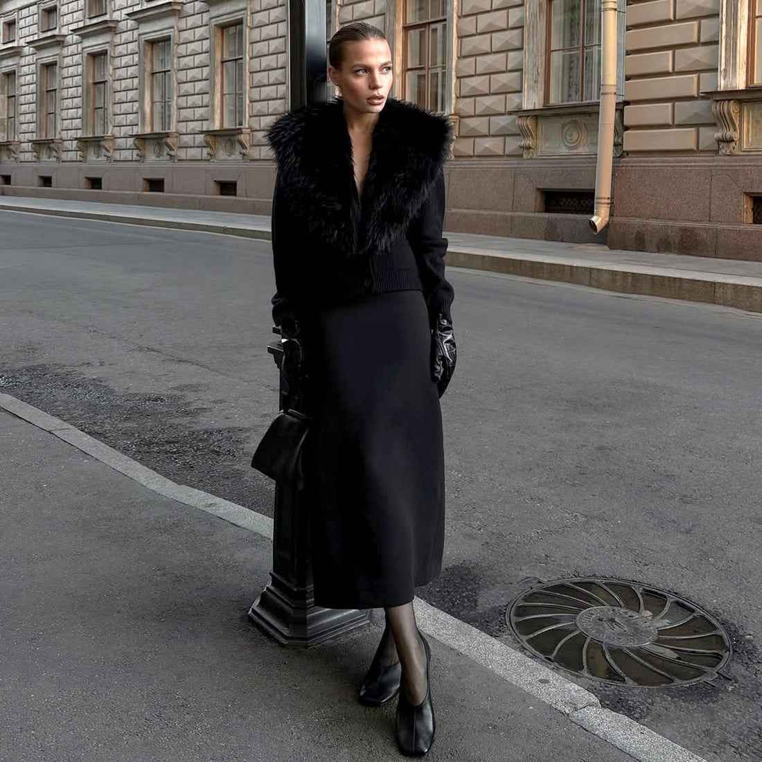Furry Cardigan Jacket for Women