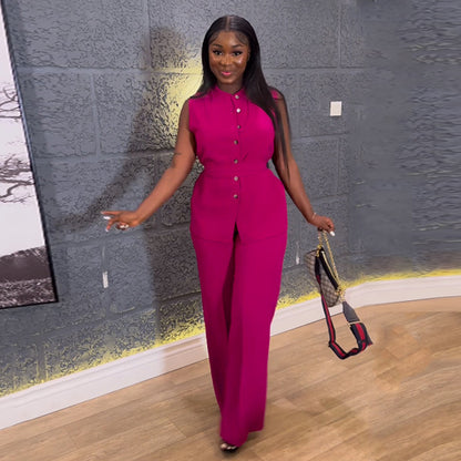 Women's Fashion 2pc Set Jumpsuit