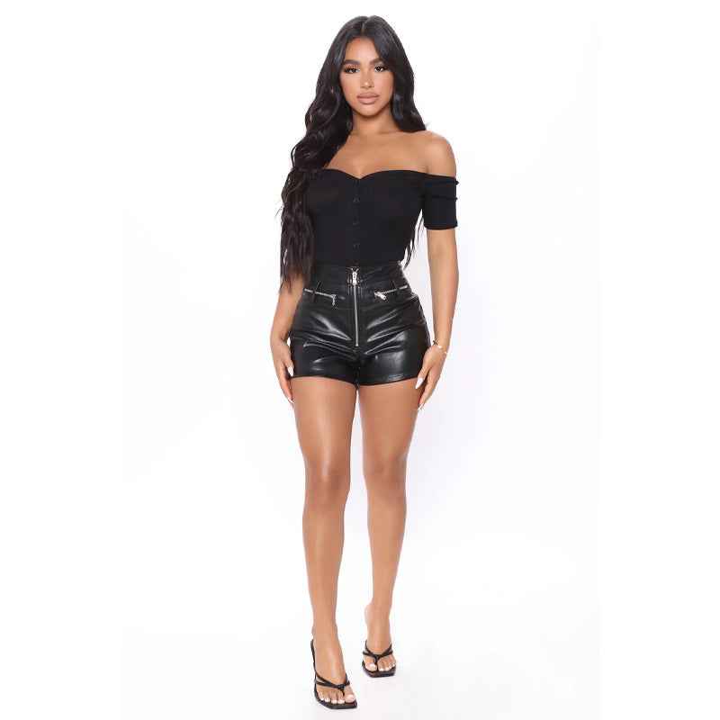 Faux Leather Bottoms for Women