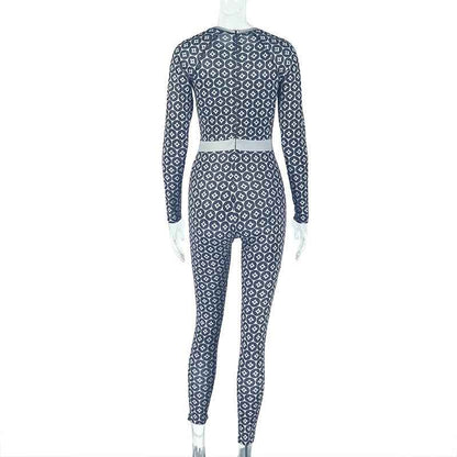 Women's Slim Fit Elastic Waist Jumpsuit