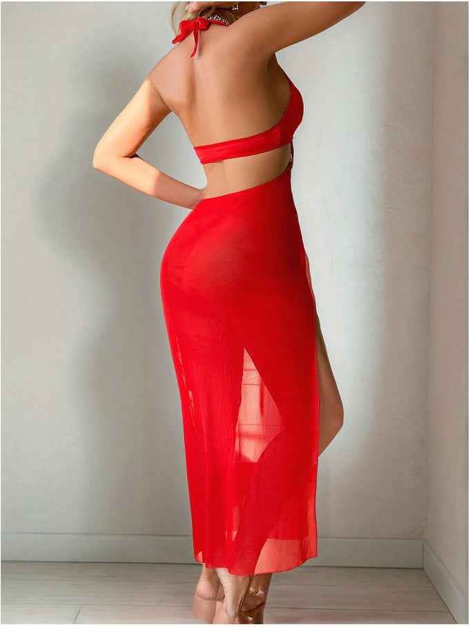 High Open Waist Halter Dress New Arrivals