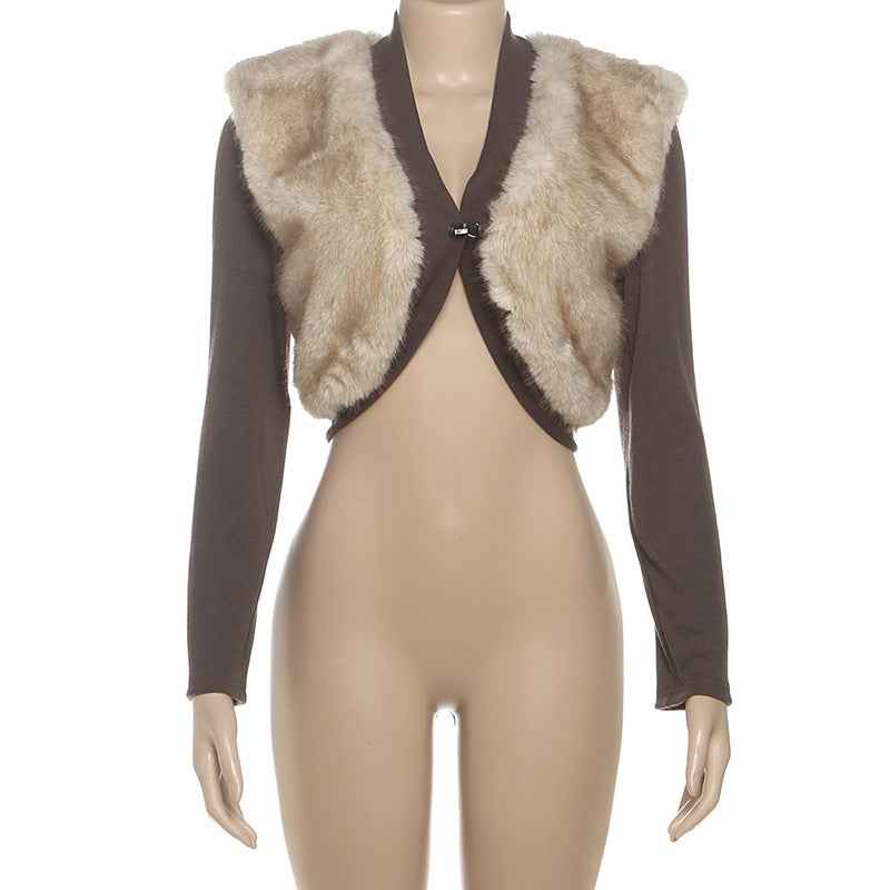 Sexy Cropped Cardigan Sweater