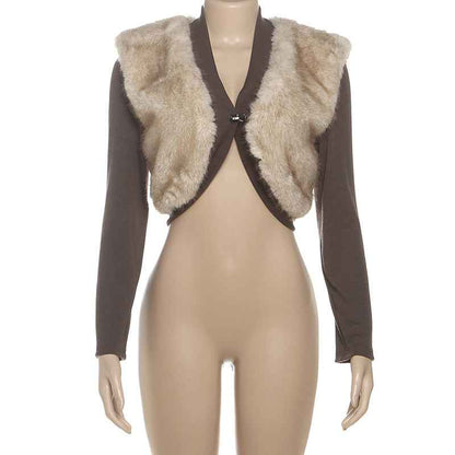 Sexy Cropped Cardigan Sweater