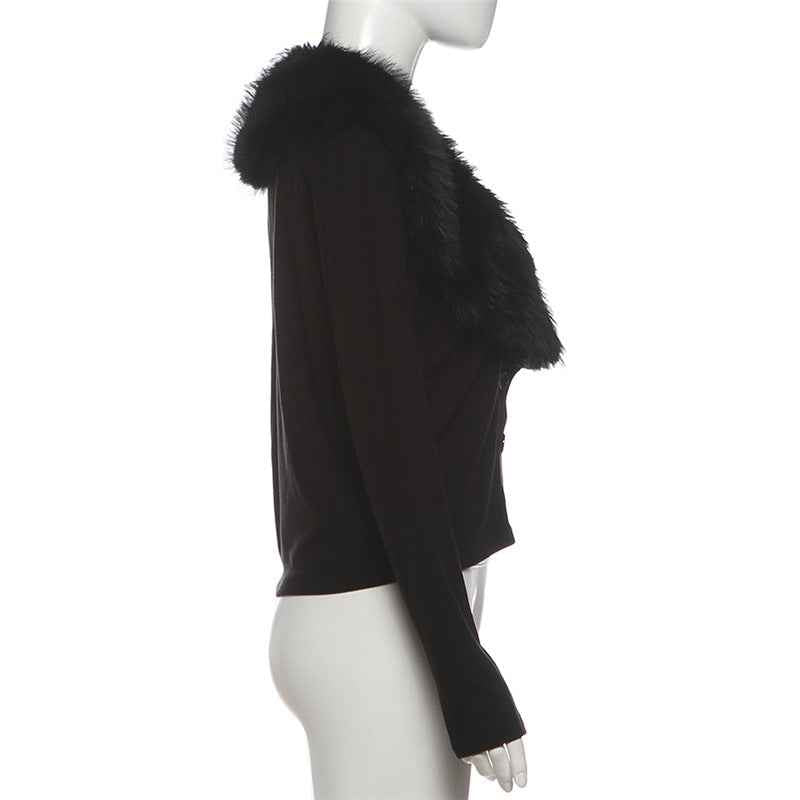 Furry Cardigan Jacket for Women