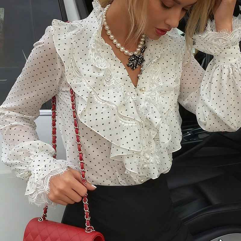 Stylish Long Sleeve Blouse