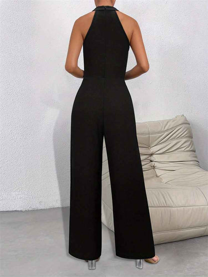 Jumpsuit Elegant Halter Sleeveless Goddess Jumpsuit Casual