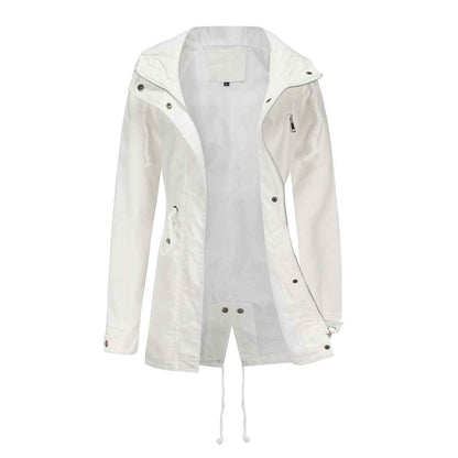 Plus Size Loose Solid Color Women's Jackets