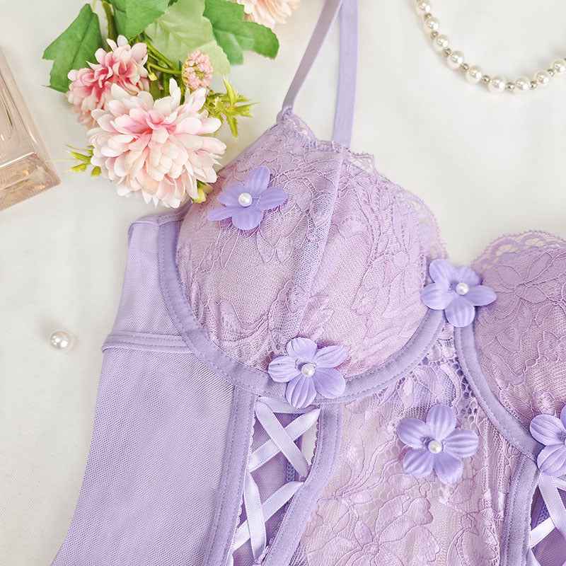 Lace Body Shaping Lingerie Bodysuit