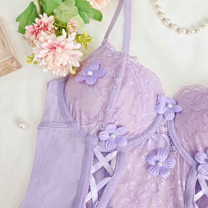 Lace Body Shaping Lingerie Bodysuit