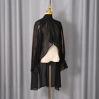 Casual Irregular Asymmetric Blouse