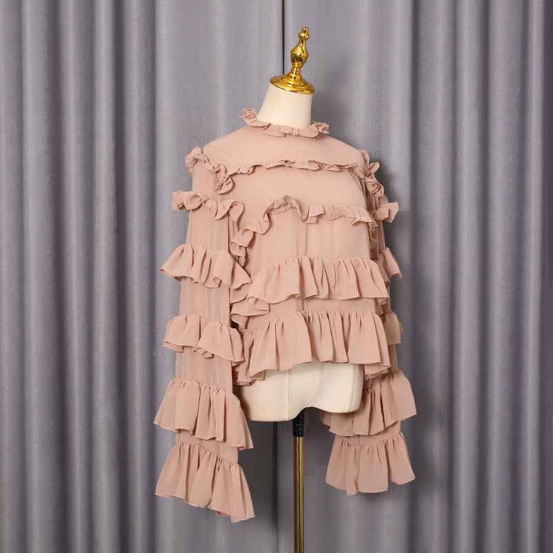 Comfortable Ruffled Blouse