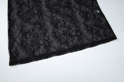 Lace Skirt and Dress Two Piece Set