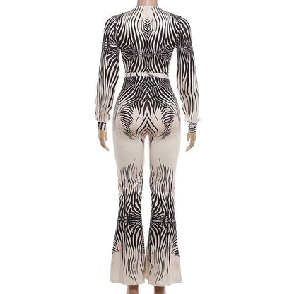 Off-Shoulder High Waist Jumpsuit