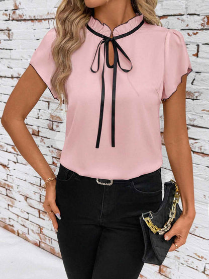 MUNSIEUR All Pleated Blouse