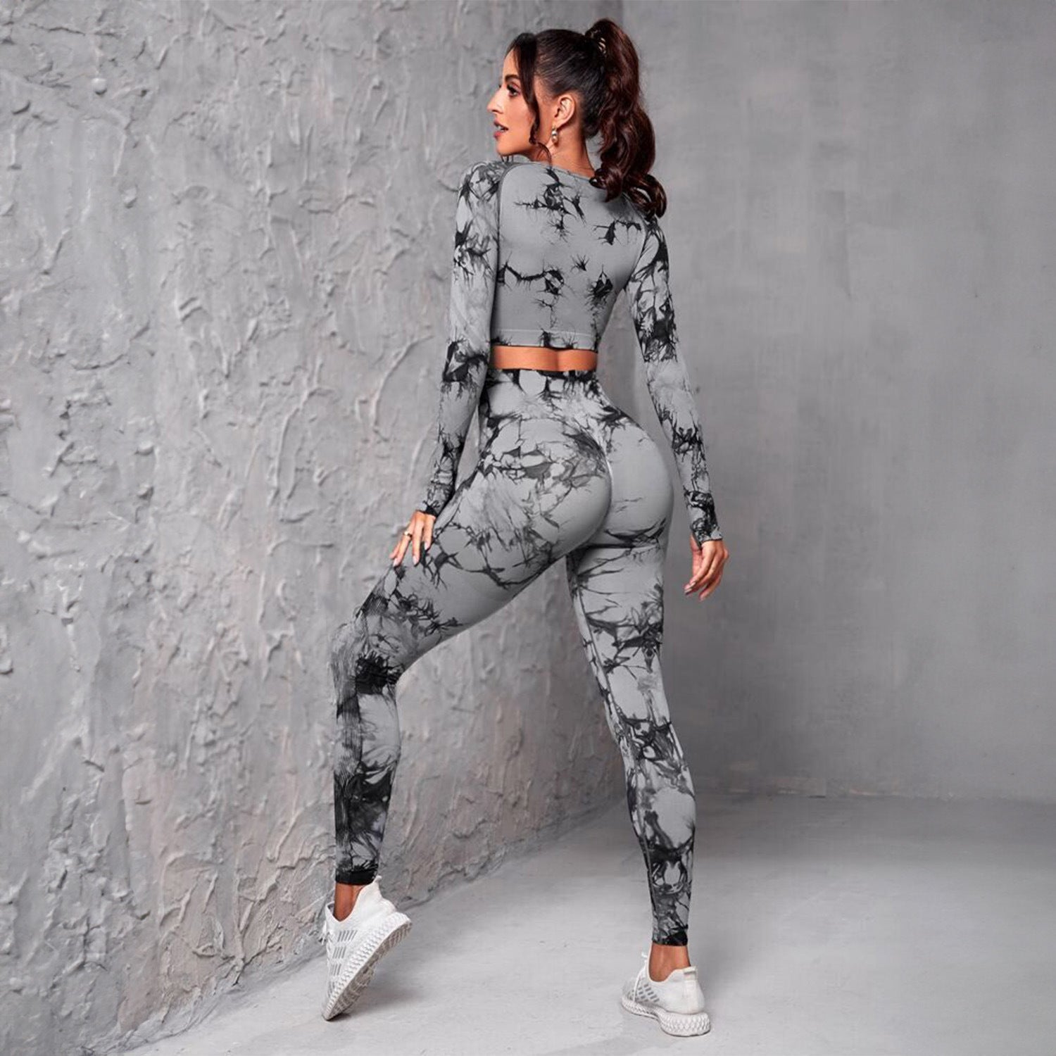 2pc. Women's Activewear Leggings Fashion Personalized Fitness Sportswear
