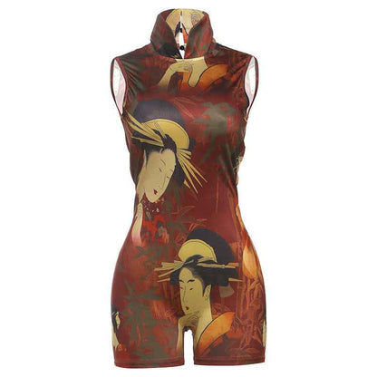 Sexy Slim Sleeveless Romper