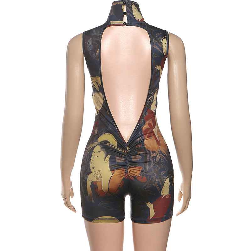 Sexy Slim Sleeveless Romper