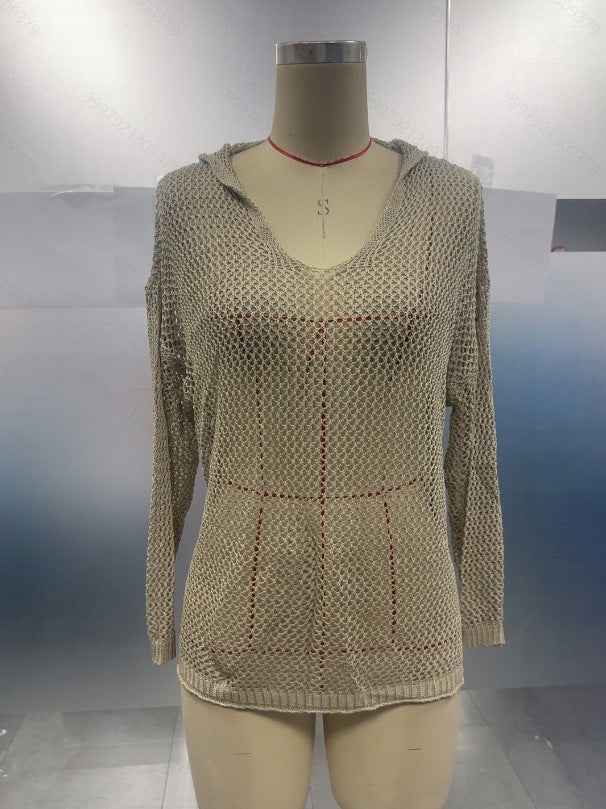 Cutout Knitted Sweater