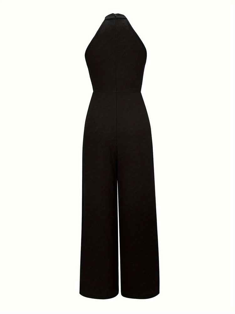 Jumpsuit Elegant Halter Sleeveless Goddess Jumpsuit Casual