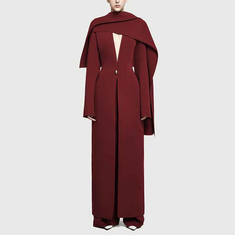 Elegant Trench Women's Elegant One Button Jacket