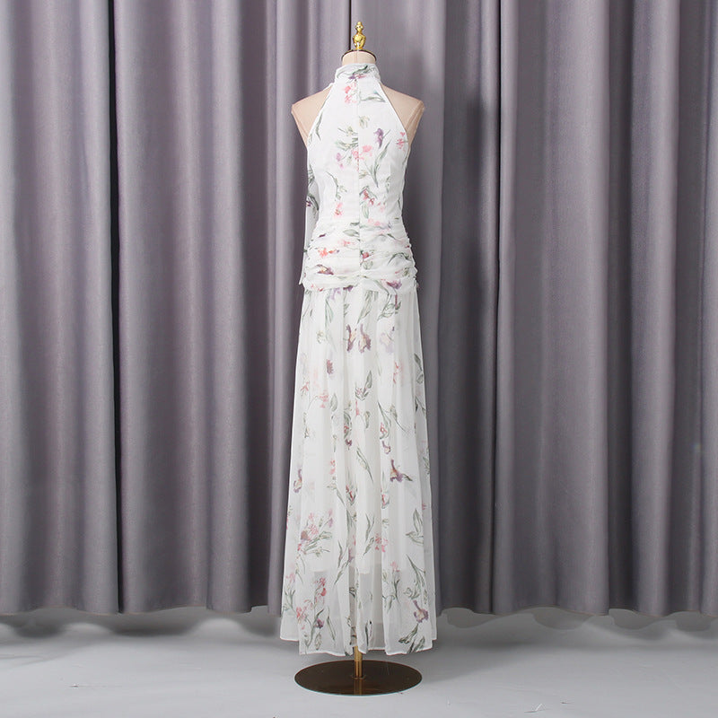 French Elegant Party Event Evening Dress