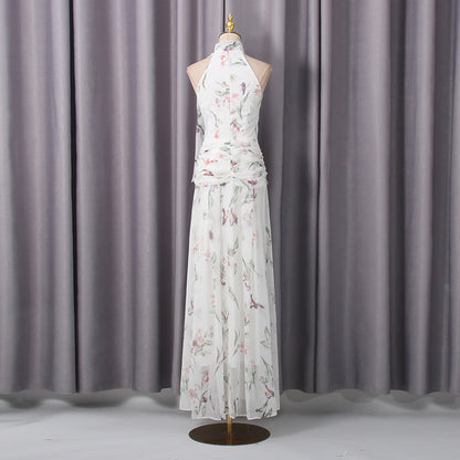 French Elegant Party Event Evening Dress