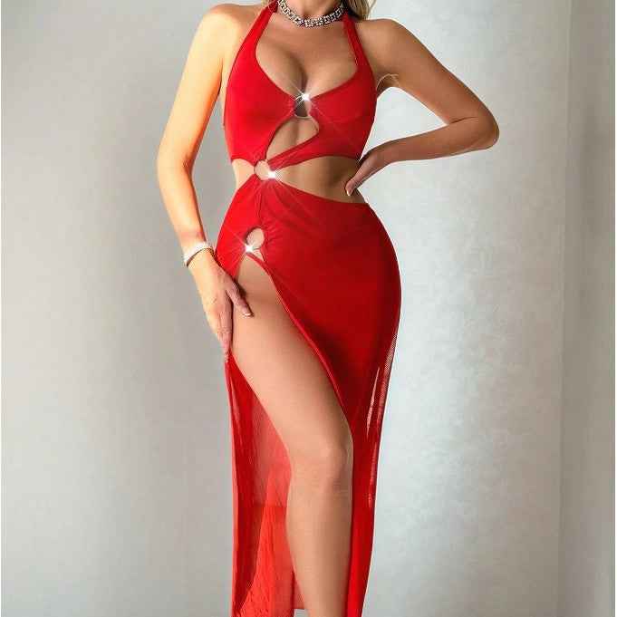 High Open Waist Halter Dress New Arrivals