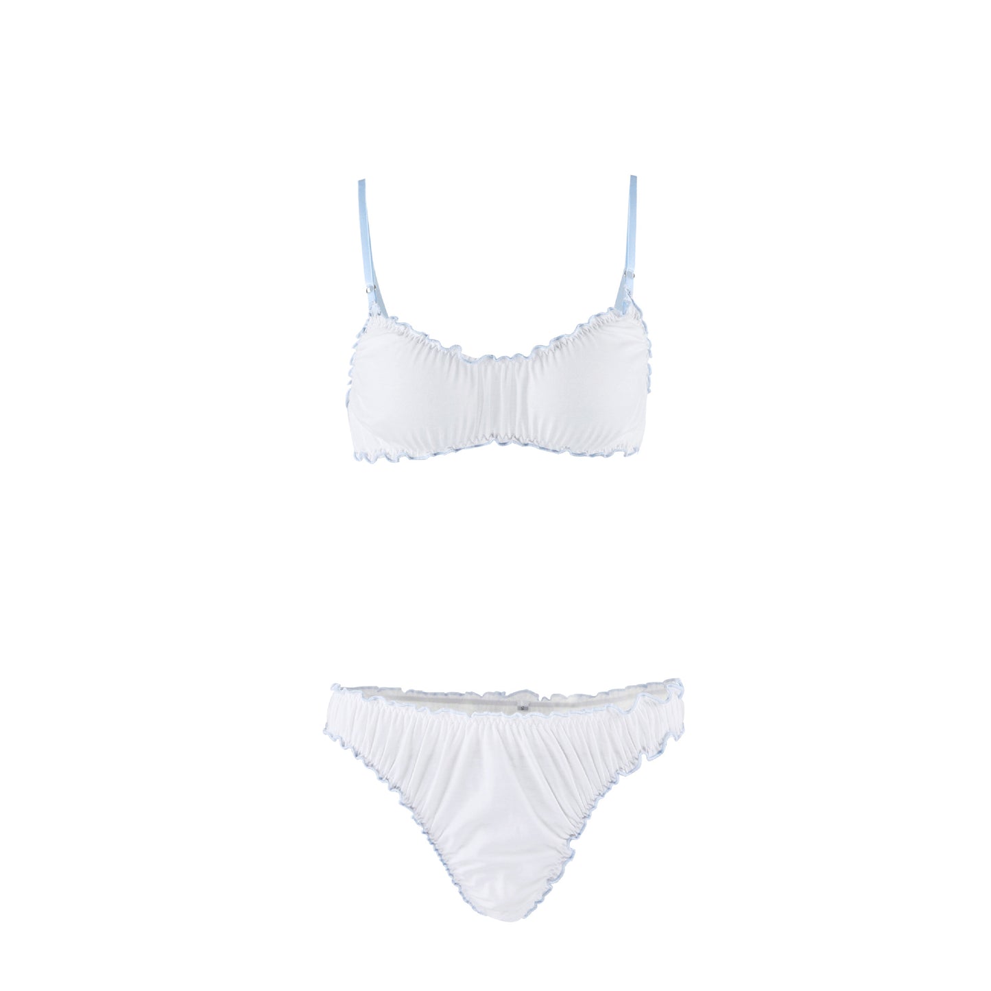Pink Knitted Comfortable Strap Lingerie for Women
