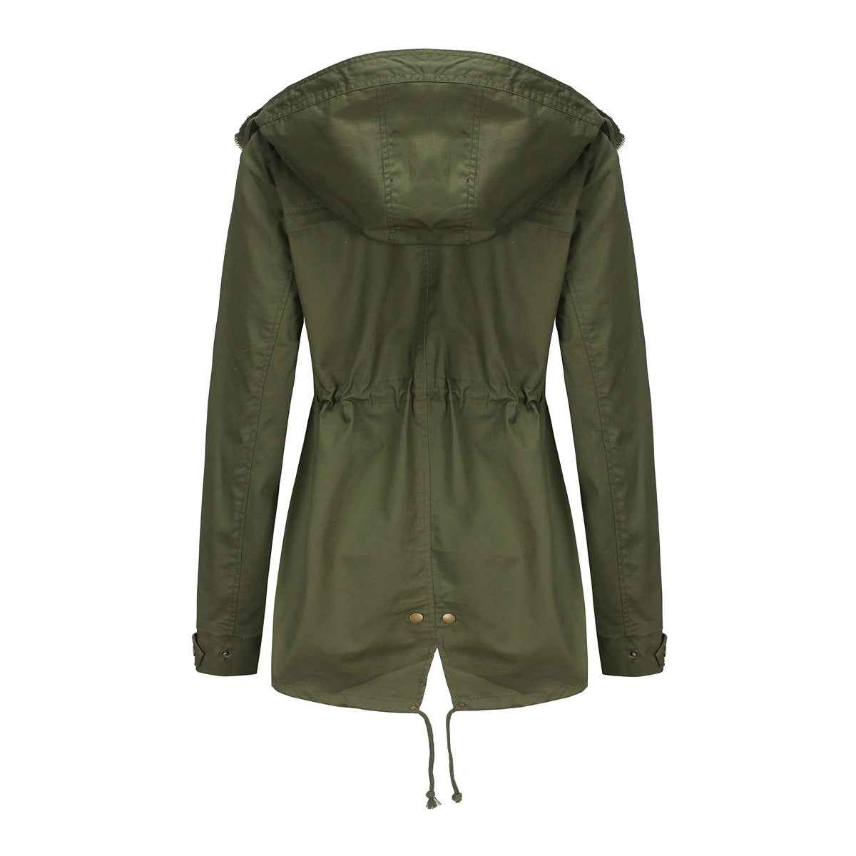 Plus Size Loose Solid Color Women's Jackets
