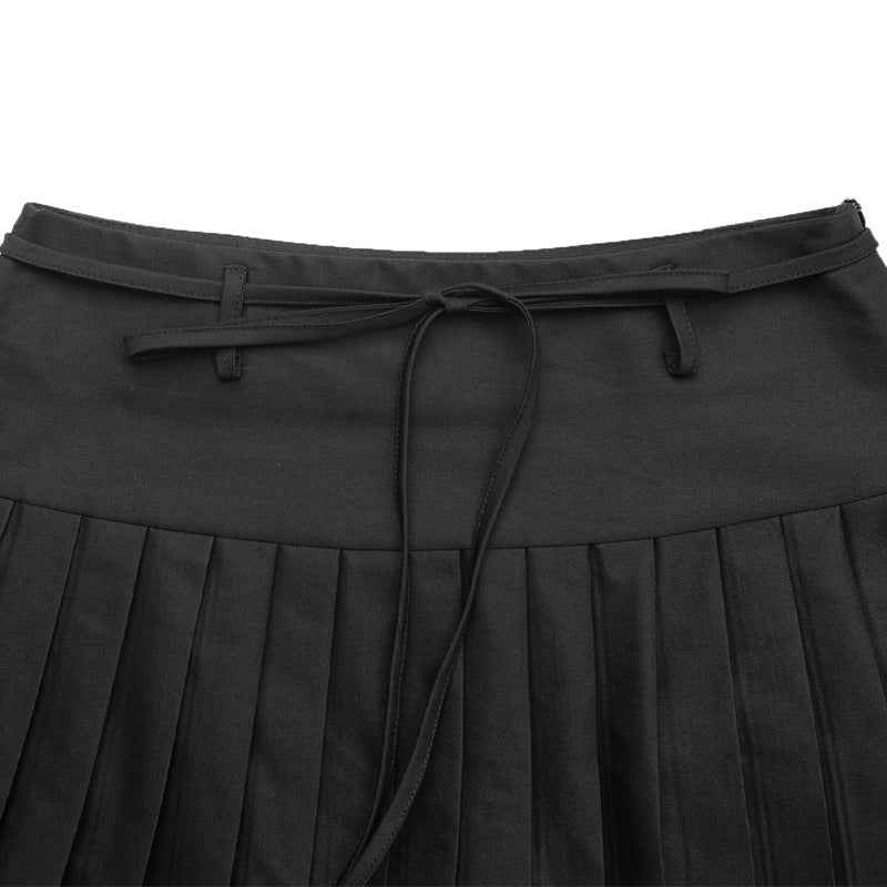 Leopard Print Women's Pleated Skirt