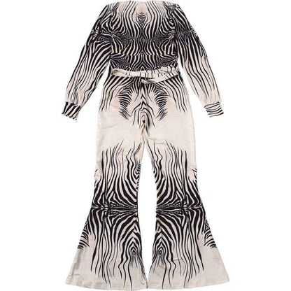 Off-Shoulder High Waist Jumpsuit