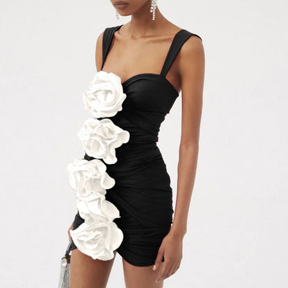 Women's Dress Flower Beach Hot One-piece