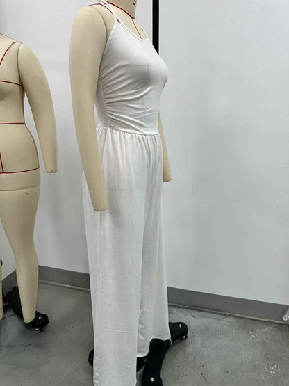 Casual Spaghetti Strap Jumpsuit