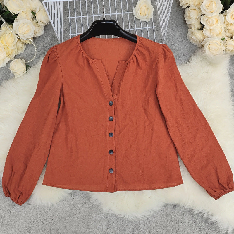 Loose Fit Women's Cotton Blouse