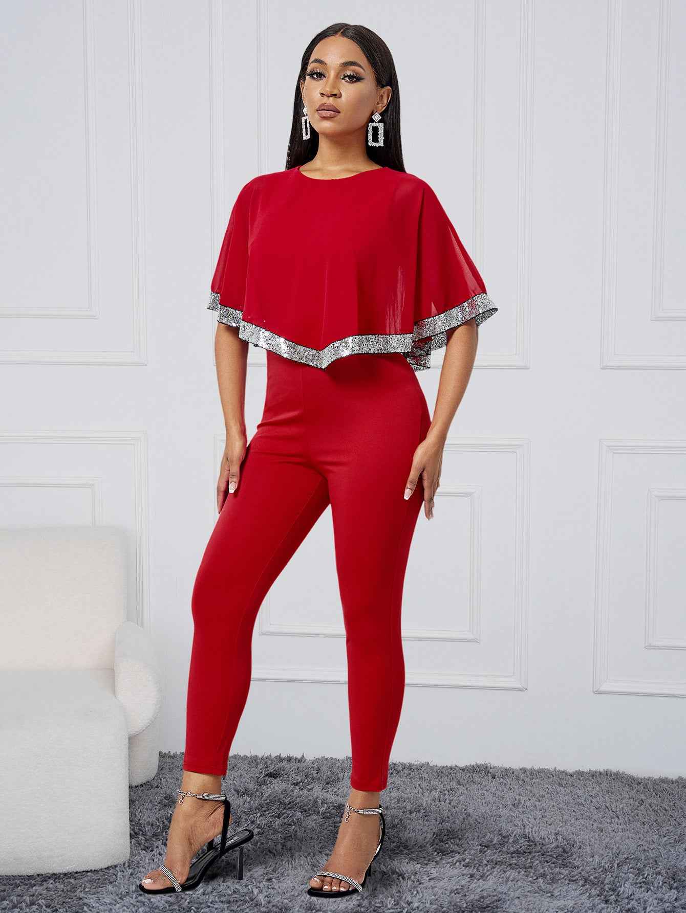 Sequ Stitching Jumpsuit